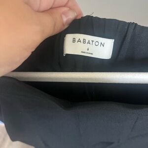 Cinch back work trousers